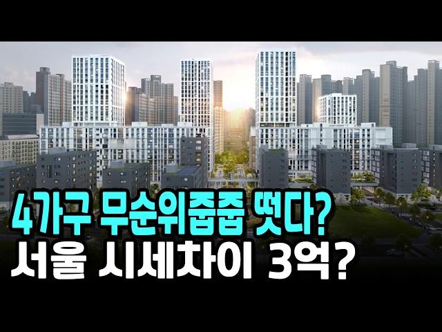 서울 3억 버는 무순위줍줍! 역세권+한강변+학세권(서울거주자/기관추천/신혼부부)