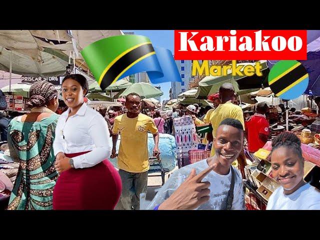 Inside the Biggest Market in Tanzania  Kariakoo Market Walking Tour [4K]