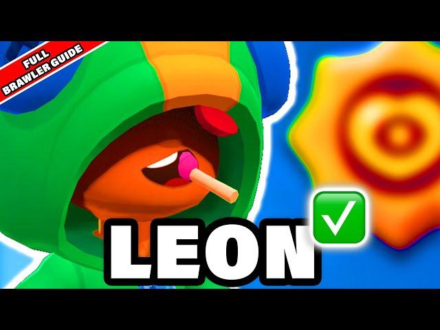 WIN WITH LEON IN BRAWL STARS - FULL BRAWLER GUIDE ᴴᴰ