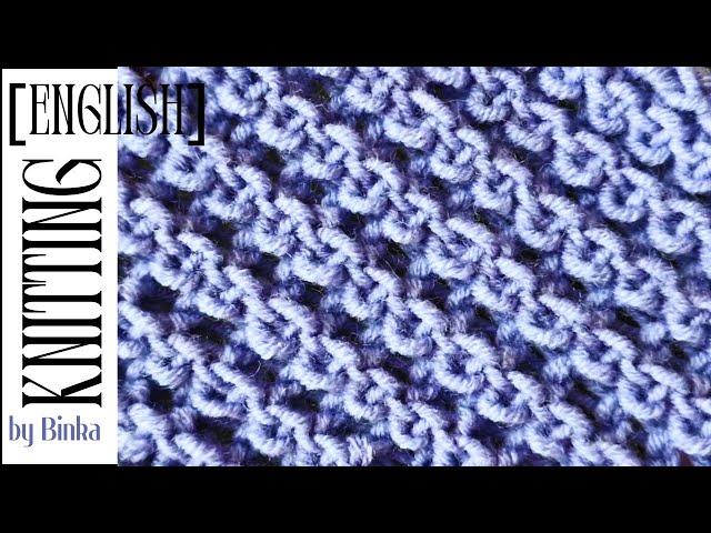 [English] Original rib stitch. Knitting pattern.