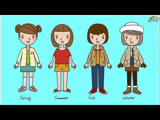 Select and Wear Clothes According To Seasons Lesson For Kids by ECDHUB