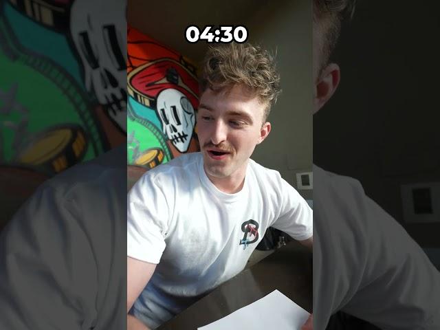 10 Seconds vs 1 Minute vs 10 Minute Art Challenge