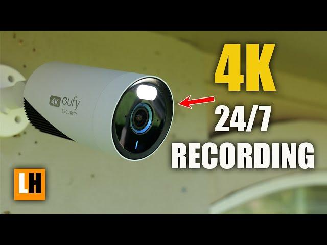 EufyCam E330 Professional Review - 4K 24/7 Recording!