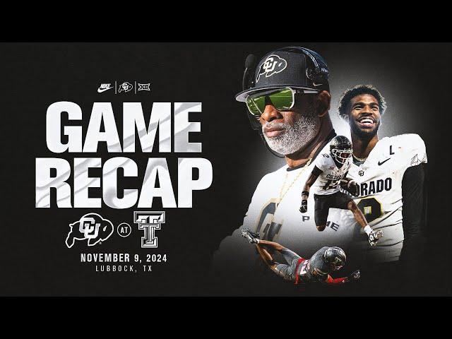 Game Recap: Colorado Football Defeats Texas Tech