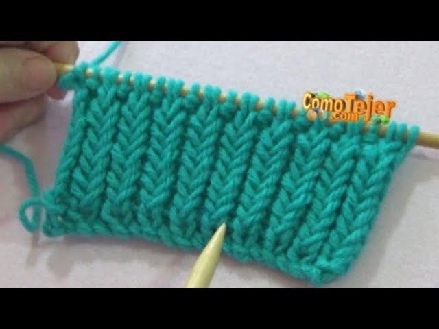 How to Knit Herringbone Stitch for Beginners Step by Step 2 needles, sticks, knitting (1361)