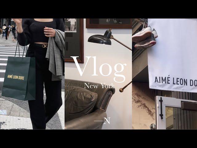 —NY vlog— Stumptown coffeeで朝食・Aime Leon Doreでショッピング