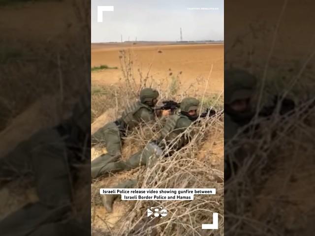 Israeli Police release video showing gunfire between Israeli Border Police and Hamas