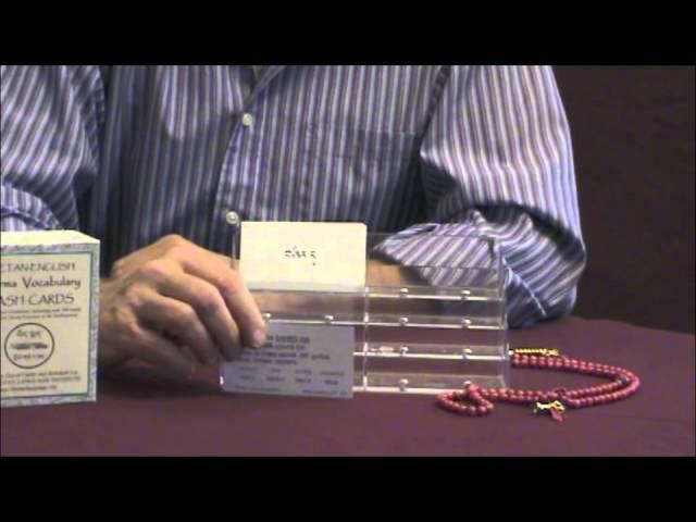 David Curtis: Learning Tibetan with TLI's Vocabulary Flashcards