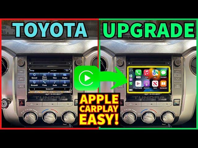 HOW TO Install CarPlay In Toyota (Keep ORIGINAL Screen!) (2023)