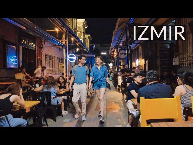 Explore Alsancak, İzmir: 4K Night Walk & Travel Guide (Summer 2024)