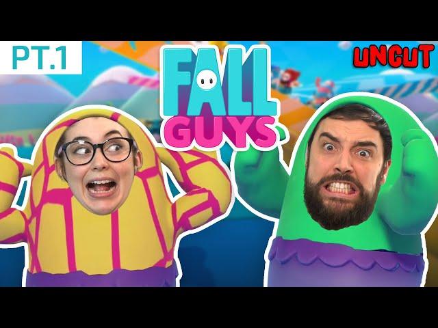 Husband vs. Wife in Fall Guys (pt.1 uncut)