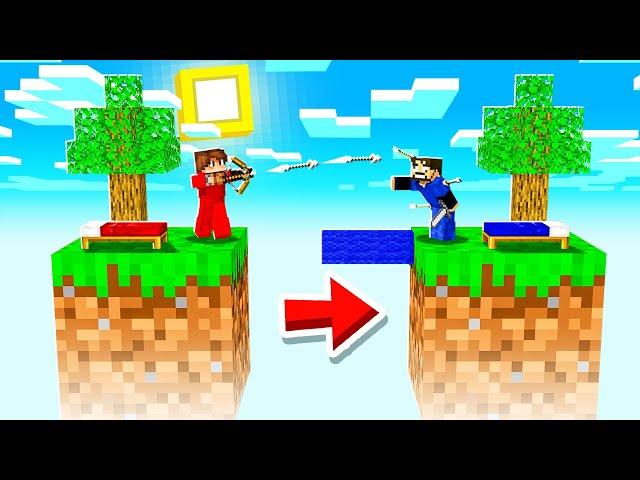 Minecraft Bedwars, but you only get ONE BLOCK!