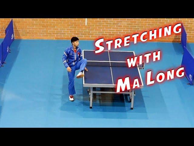 Ma Long   Table Tennis Stretching