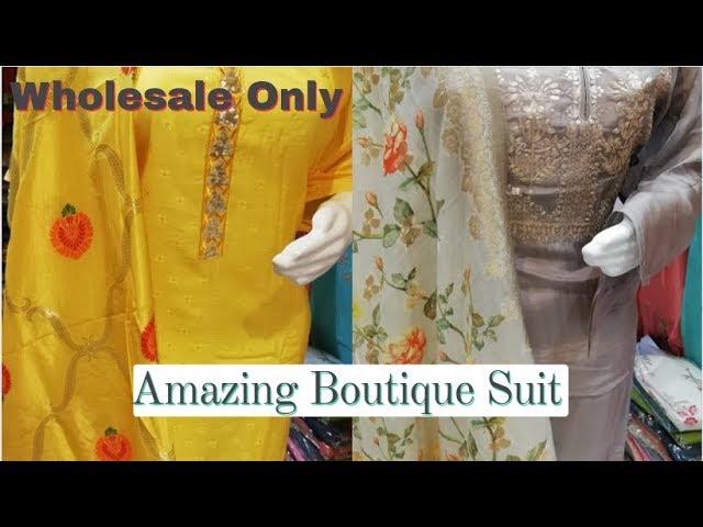 Wholesale ladies suit market chandni chowk Boutique suit Rahul Baghri