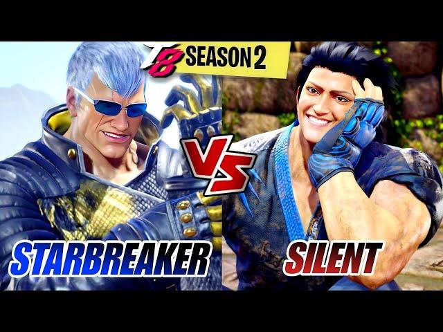Tekken 8 High Level Matches ▰ STARBREAKER (Bryan) vs SILENT (Hwoarang)