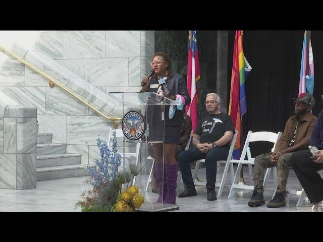 Transgender Day of Remembrance event held at Atlanta city hall