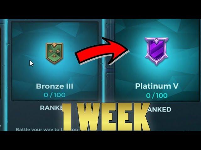 Bronze to Platinum in 1 Week-Paladins Montage