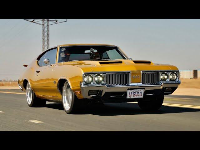 SUPERCHARGED 1970 Oldsmobile 442 RESTOMOD [4K]