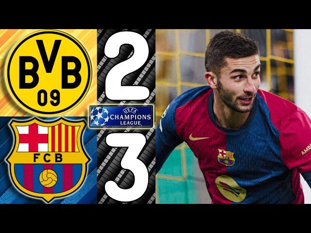  Borussia Dortmund vs. Barcelona [2-3] - Match Review (UEFA Champions League 2024/2025)