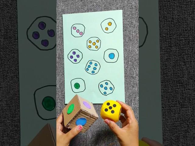 Easy activity colour number idea #montessori #montessoriactivities #montessorilearning