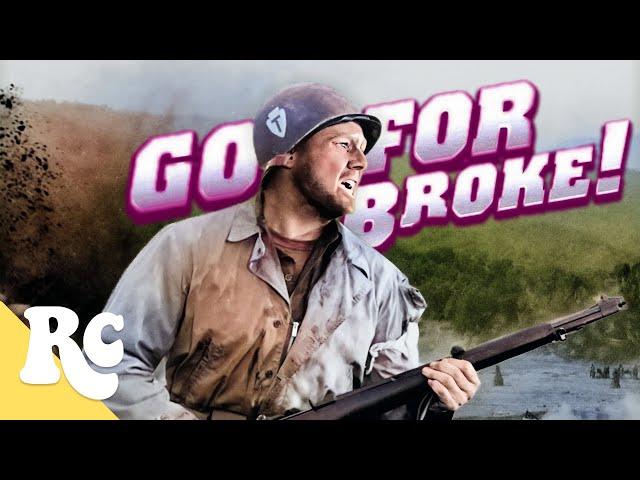 Go For Broke | Full Classic Action War Movie | HD | Retro Central