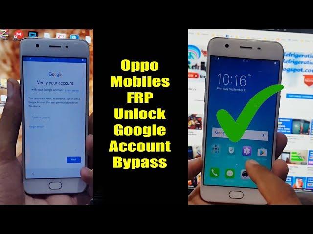 Oppo A57 (CPH1701) FRP Unlock Google Account Bypass