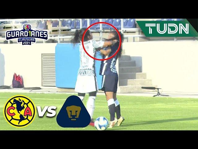 ¡HAY PELEA! Así se vive un clásico | América 3-1 Pumas | Torneo Guard1anes 2021 Liga MX J8 | TUDN