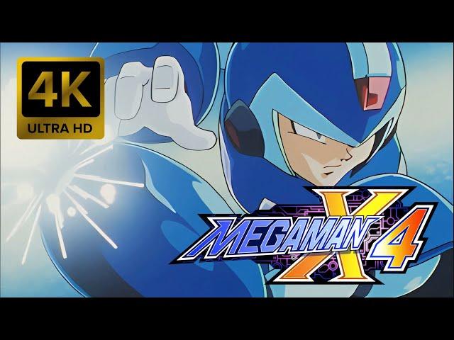 Mega Man X4 (Rockman X4) Opening [4K 60FPS Upscaled & Enhanced]