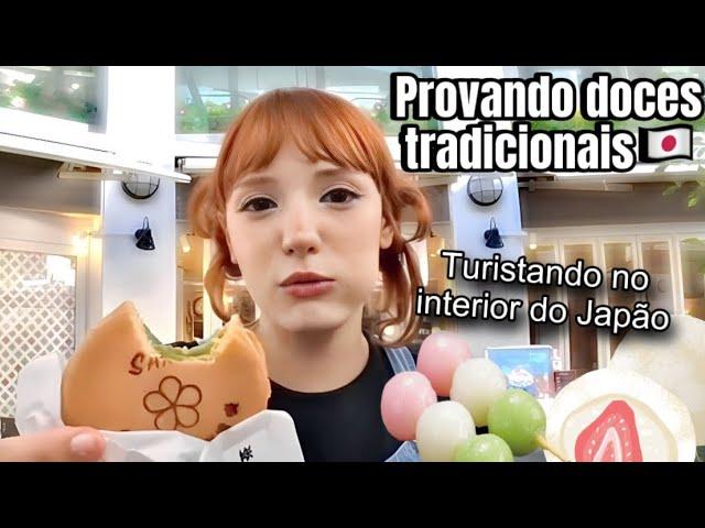 COMIDA DE RUA KAMAKURA; doces tradicionais do Japão e mtos casais para vc invejar