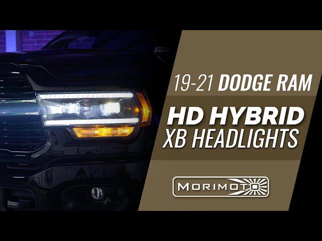 2019+ Ram 2500/3500 HD Morimoto XB Hybrid LED Headlights