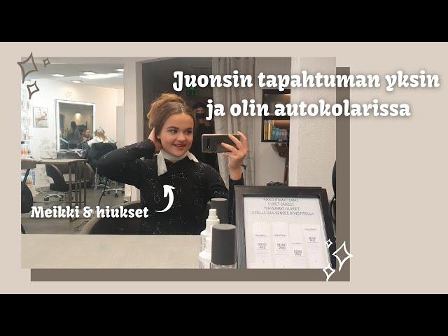 JOUDUIN AUTO-ONNETTOMUUTEEN! (mun päivä)