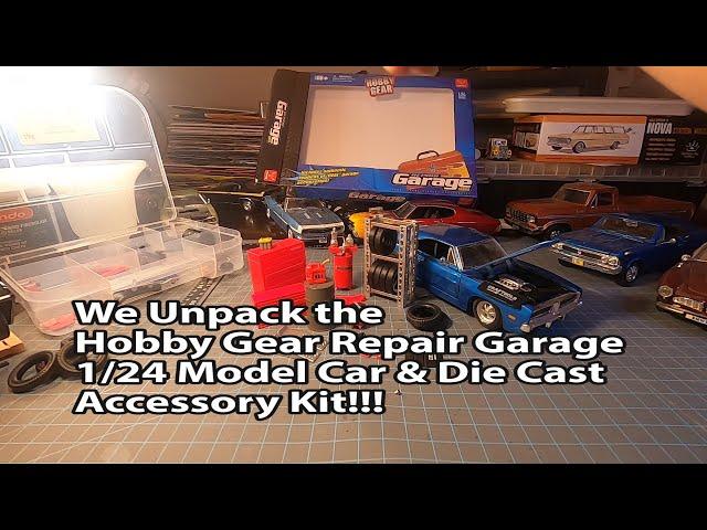 MCB051 Hobby Gear Repair Garage 1/24 Model Car & Die Cast Accessories Set