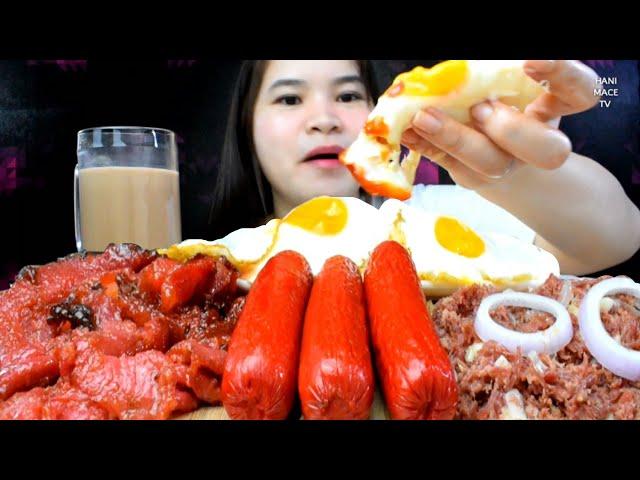 ULTIMATE FILIPINO BREAKFAST | SILOG FEAST | Mukbang ASMR | HANIMACETV