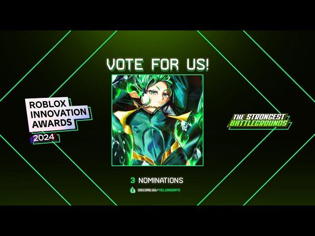 [ FREE KJ ] The Strongest Battlegrounds Voting Tutorial Roblox Innovation Awards 2024!