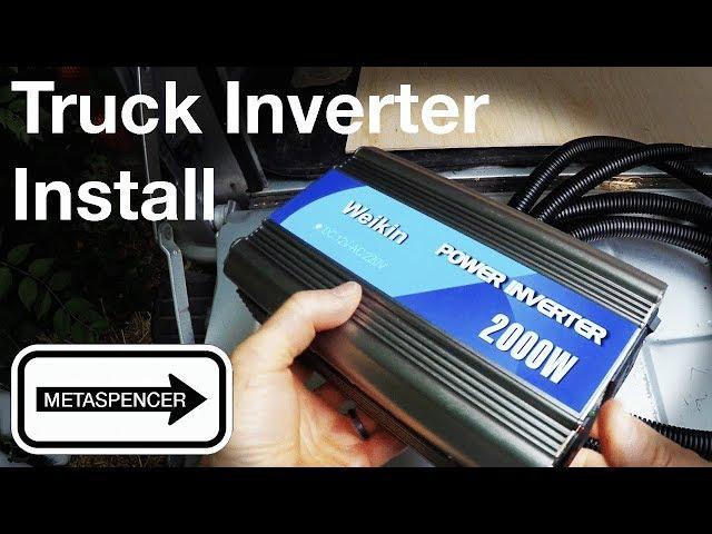 Installing a Truck Inverter