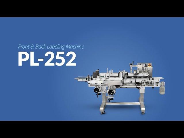 PL-252 Front & Back Labeling Machine — Equipment Highlight