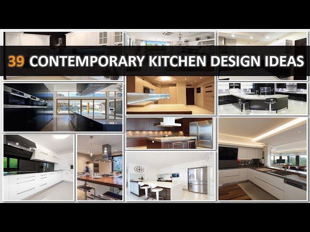 39 Contemporary Kitchen Design Ideas - DecoNatic