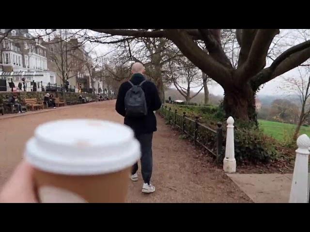 A winters morning in Richmond Hill, London | Vlogmas Part 2