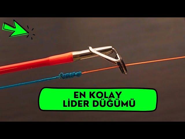 Easiest Leader Knot | How to Connect the Rope to the Fluorocarbon Line