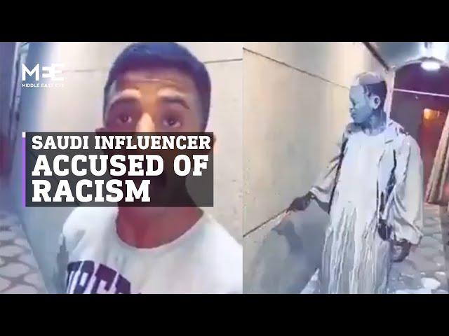 Saudi influencer accused of racism