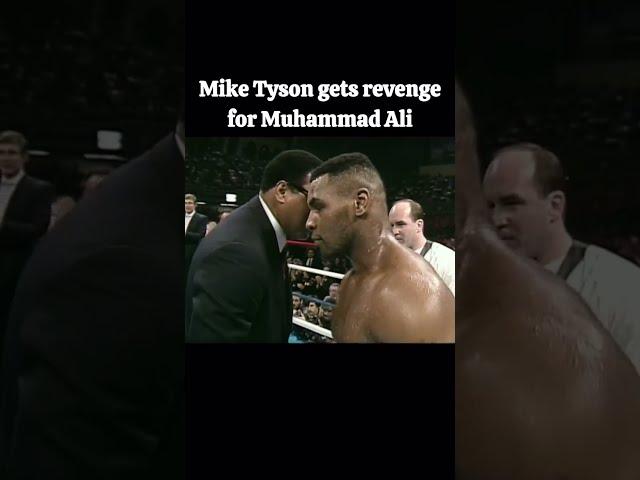 Mike Tyson gets revenge  for muhammad Ali