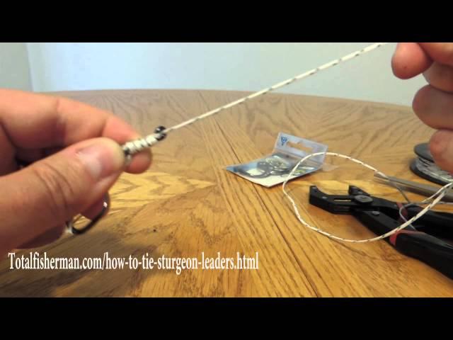 How To Tie Sturgeon Leaders And Rigs