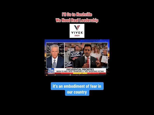 The Country Needs Real Leadership: Vivek Ramaswamy talks about Going to Nashville on Fox News