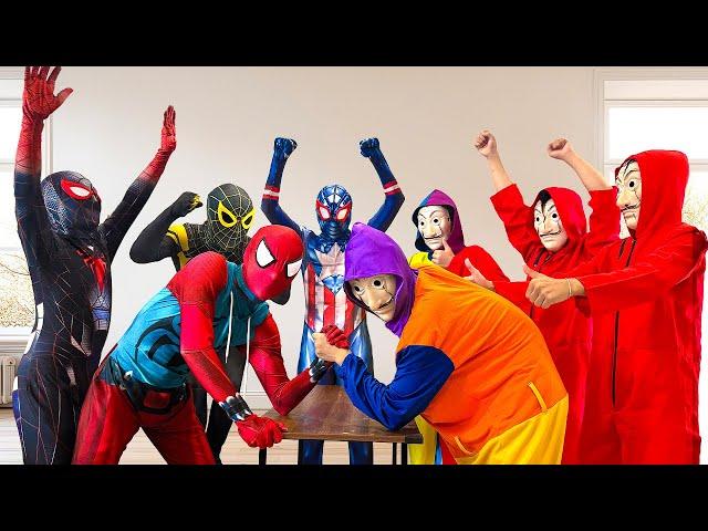 SUPERHERO's Story || What if TEAM SPIDER-MAN and BAD GUY TEAM Play Together..?? ( Special Movie )