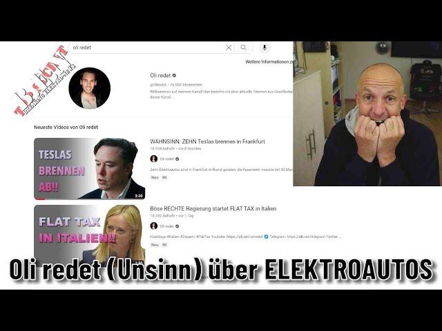 RANT-Video: Oli redet (UNSINN) über ELEKTROAUTOS! #reaction