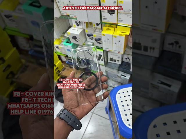 MagSafe Anti Yellow Case For Redmi Note 14 Pro Note 14 Pro Plus  #coverkingbd