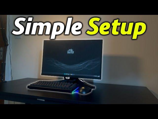This Simple Productive Gaming Setup is Better Than Yours... (affordable)