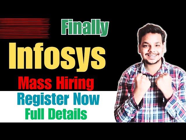 Finally Infosys Mass Hiring Announced | Infosys Hiring 2024 Batch | SP Role | OFF Campus Drive 2024