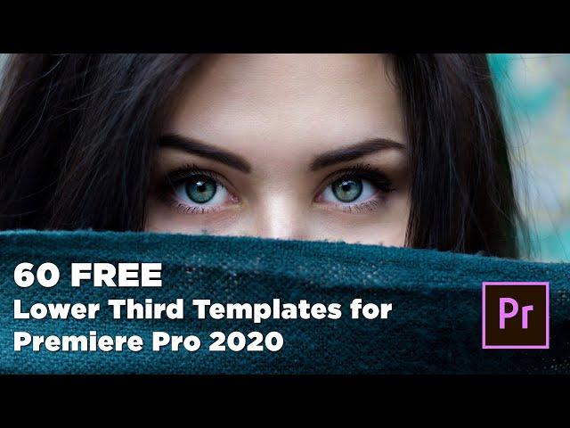 60 FREE Lower Third Templates for Premiere Pro | Professional Lower Third Motion Graphic Templates