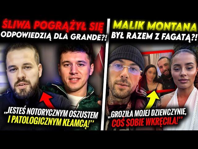 ŚLIWA ODPOWIEDZIAŁ GRANDE CONNECTION! MALIK MONTANA OSTRO O FAGACIE! (Bambi, Diddy, 2Pac)